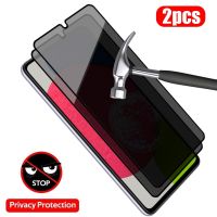 2Pcs Full Cover Anti-spy Glass for Samsung A13 A73 A52 A53 5g A12 A51 Screen Protector for Samsung A33 A23 S20 S21 FE 5G Glass Cables Converters