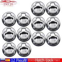 【hot】❁❀✌  12PCS Latch Boat RV Toilet Door Lock Yacht Cabinet Handle Buckle Locker Hatch Locking Traile