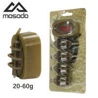 [HUYE Outdoor Store] Mosodo ปลาคาร์พตกปลาวิธี Feeder แม่พิมพ์15G 20G 25G 35G 30G 40G 50G 60G แบบอินไลน์แบนวิธี Feeders เหยื่อกรง Sinker เหยื่อ Thrower