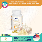 [HCM]Tinh dầu Tỏi hữu cơ khử mùi RENE Organic Odorless Garlic USA (Tăng cường hệ miễn dịch) (được bán bởi Siêu Thị Hàng Ngoại)