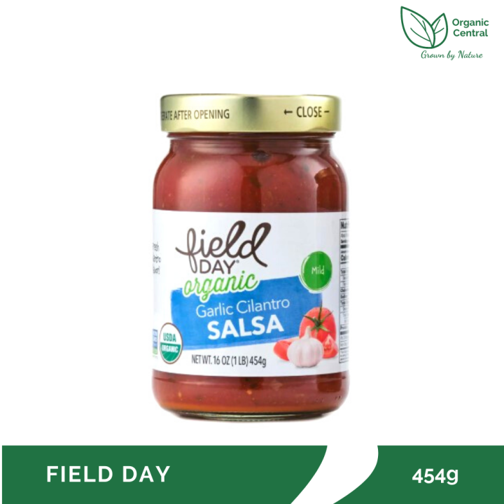 Field Day Organic Mild Garlic Cilantro Salsa 454g Lazada PH