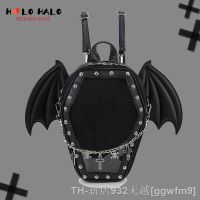 hot【DT】✒◘✾  Bat Ita Enamel Pin Display Shoulder Goth Collector Female Small School Punk Purse