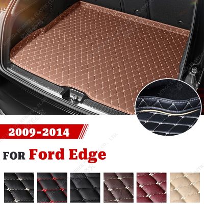 ❖✽ Car Trunk Mat For Ford Edge 2009 2010 2011 2012 2013 2014 Cargo Liner Carpet Interior Accessories Cover