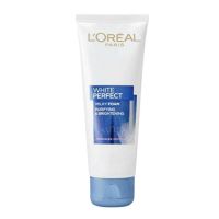 ? LOrael Paris Whte Perfect Milky Foam ลอลีอัล ปารีส  เพอร์เฟ็คท์ มิลค์กี้ โฟม 100 มล. [จัดส่ง ตามกำหนด ส่งเร็ว]