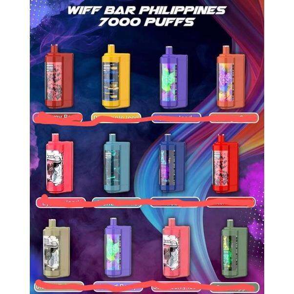 New Wiff Bar Up To 7000 Puffs Disposable Vape Pod Legit 3 Dispo Vaping ...