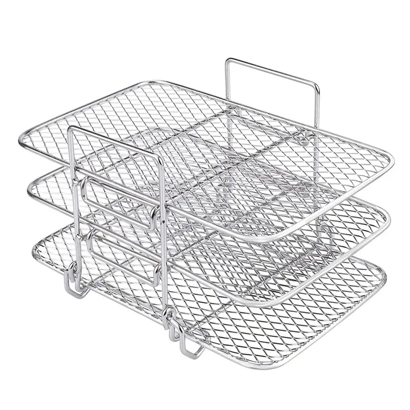 Air Fryer Rack for Ninja Foodi Dual Air Fryer 3-Layer Dehydrator