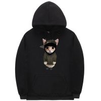 Rapper Yeat Kitty Print Hoodie Men Hip Hop Oversized Sweatshirt Funny Mens Cotton Hoodies Cute Unisex Sweatshirts Size XS-4XL