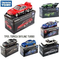 TP01. พรีเมี่ยม Takara Tomomy Tomica คอลเลกชัน NISSAN SKYLINE แบบจำลองรถยนต์เทอร์โบของเล่นของขวัญคริสต์มาสเด็กสำหรับเด็กผู้ชาย