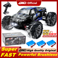 AHlmsm 4WD RC รถ4x4ปิดถนนดริฟท์รถแข่งจริง55กิโลเมตร/ชั่วโมง Brushless ความเร็วสูงวิทยุกันน้ำรถบรรทุกการควบคุมระยะไกลของเล่นเด็กผู้ใหญ่