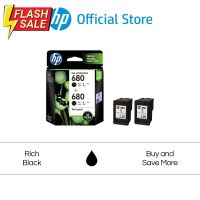 HP 680 Black Ink Cartridge 2-Pack DeskJet 2675 / 2676 / 2677 / 3786 / 5076 / 5275 / 5276 #หมึกปริ้นเตอร์  #หมึกเครื่องปริ้น hp #หมึกปริ้น   #หมึกสี #ตลับหมึก