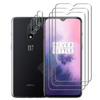 For OnePlus 7 Camera Lens Film and Phone Protective Tempered Glass Screen Protector