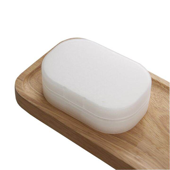 xunzhe-1pcs-7-10-3-5-cm-rectangular-sponge-soap-box-plastic-water-drain-sponge-holder-soap-storage-box-home-organization-soap-dishes