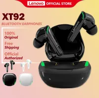 Lenovo XT92จริงไร้สายหูฟังบลูทูธ5.0เล่นเกม Latency ต่ำหูฟังพร้อมเสียงสเตอริโอ HD พร้อมไฟ RGB หูฟังพร้อมไมโครโฟน Handfree หูฟังชุดหูฟังเสียง TWS