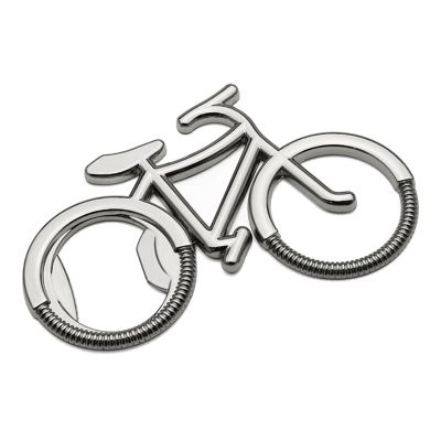 40Pcs/Lot Metal Beer Bottle Opener Cute Bike Bicycle Keychain Key Rings for Bottle Openers Creative Gift for Cycling