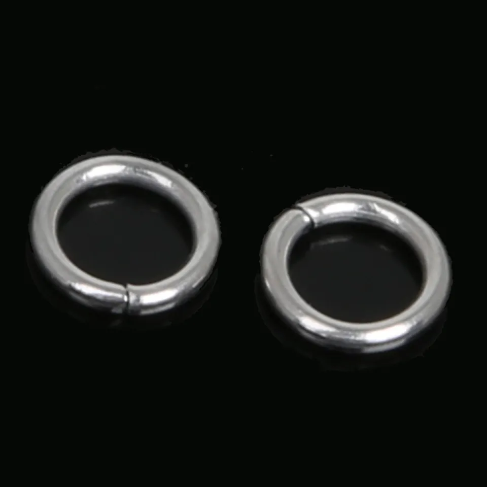 4/6//8/10mm Stainless Steel Jump Rings Single Loops Open Jump Rings and Split  Rings For Jewelry Finding DIY