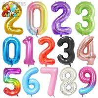 40Inch Big Foil Birthday Balloons Helium Number Balloon 0-9 Happy Birthday Wedding Party Decorations Shower Large Figures Globos