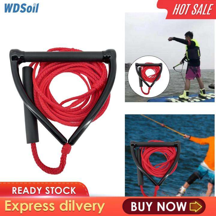 WDSoil Water Ski Rope Multifunctional Heavy Duty Water Ski Tow Rope for