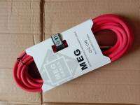 สายแจ็ค MEG CABEL GS-06 สายแจ็คคุณภาพเยี่ยม ความยาว 6 เมตร ( สีแดง )
