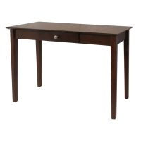 Winsome Wood Rochester Console Table with Drawer Walnut Finish 44" W X 15.98" D X 29" H  Console Table for Living Room Edge Corner Guards