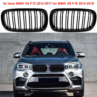 สำหรับ BMW F15กระจังหน้าเปลี่ยนไตย่างกลอสสีดำ BMW สำหรับ X5 F15 2014-2017สำหรับ BMW X6 F16 2014-2018