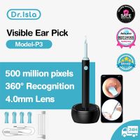 Dr.isla P3 Smart Visual Ear Sticks Endoscope Ear Camera For Baby Adult Otoscope Endoscope Camera Earwax Removal Kit Ear Cleaner