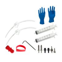 【LZ】♘  Kit de sangramento de óleo mineral para freio a disco ferramenta com sistema hidráulico de sangria de bicicleta para reparo de nutt para avid