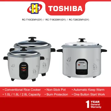 Toshiba RC-18DR1NMY Jar Rice Cooker Digital 1.8L Pot Thick 4.0MM