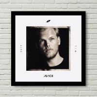 Avicii TIM อัลบั้มเพลงปกโปสเตอร์ผ้าใบพิมพ์ลายภาพวาดตกแต่งบ้าน (ไร้กรอบ)