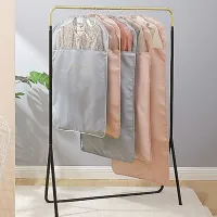 Nordic Style Clothes Dust Cover Wardrobe Hanging Storage Bag Widened Dress Garment Suit Dustproof Protector Case Organizer 1Piec Wardrobe Organisers