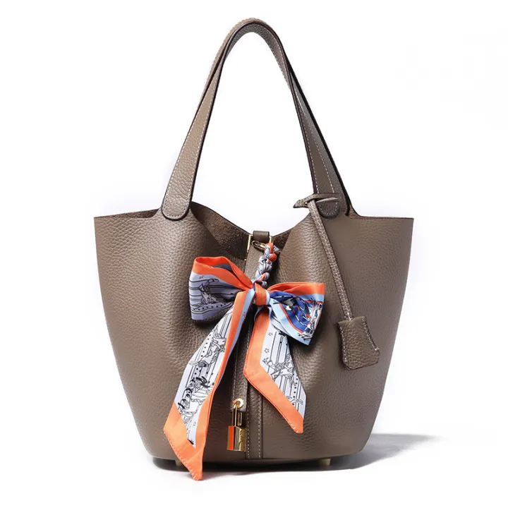 Cailan Children's Bag Leather Bucket Bag 2021 Fashionable Large