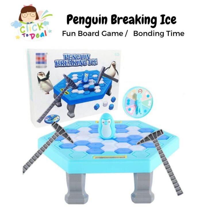 Penguin Breaking Ice Large Size Penguin Icebreaker Game Portable Ice ...