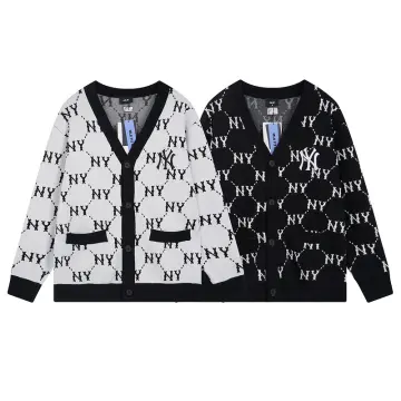 MLB Korea Womens Cardigans, Black, L