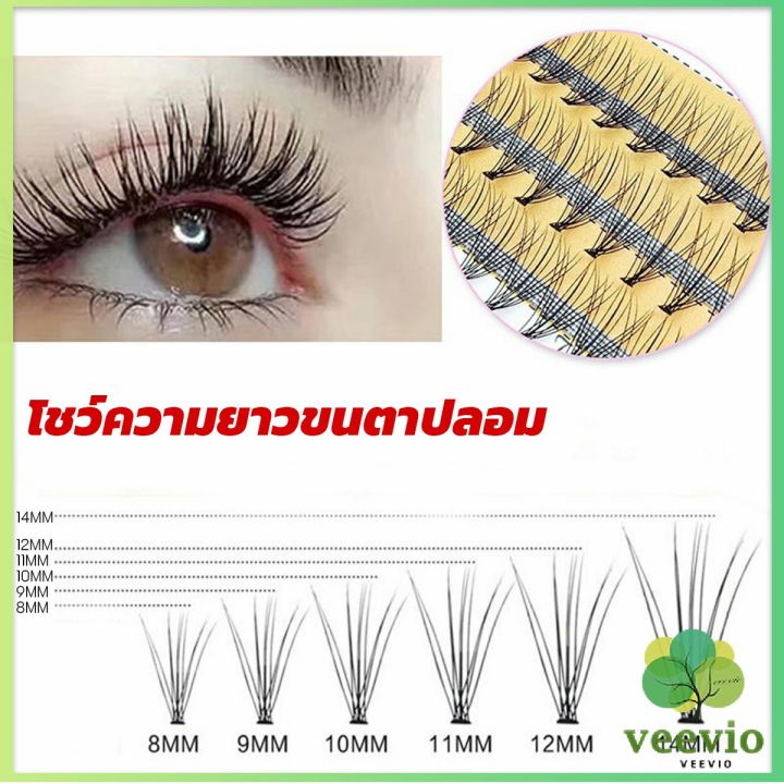 veevio-ช่อขนตาปลอมสไตล์ธรรมชาติ-10d-8-10-12-มม-false-eyelashes
