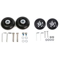 【CW】 2 Set Luggage Suitcase Wheels Axles And Wrench Repair OD 64Mm  amp; 68Mm