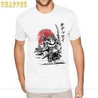 Samurai Super Mario Tees Guys Best Short Sleeved Cotton Printed All-Match All-Match Printed Short Sleeve