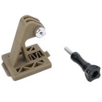 【hot】✚  Helmet Mount for Gopro xiaoyi 4k Excavator NVG Base Bracket Tan