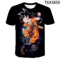 2023 Customized Fashion Cartoon Anime DBZ Dragon 3D T Shirts Casual Streetwear Print T-shirt Men Women Cool Tops Tee，Contact the seller for personalized customization