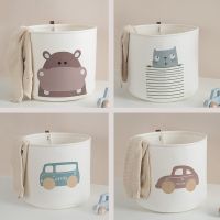 【Ready Stock】Matoys Cloth waterproof folding large laundry basket laundry bag cotton and linen lingerie storage toy storage clothes storage