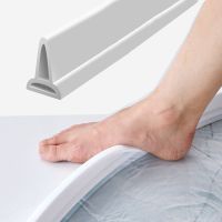 1-2M Bathroom Water Stopper Blocker Shower Dam Retaining Non-slip Dry And Wet Separation Flood Barrier Door Bottom Sealing Strip