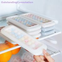 【Ready Stock】 ♙ C14 OutstandingConnotation 27 Cavity Ice Cube Tray Mold Ice Maker with Lid DIY Kitchen Tool New