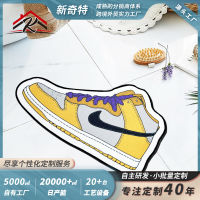 Spot parcel post New Special-Shaped Velvet Floor Mat Personalized Shoes Shape Door Mat Bathroom Bathroom Water-Absorbing Non-Slip Mat Customization