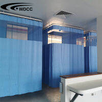 100 Polyester curtains with nets dividers space privacy clinic finished curtains for s beds