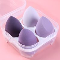 4pcs of beauty eggs without sticking powder sponge powder puff makeup egg air cushion dry and wet dual-use makeup tools