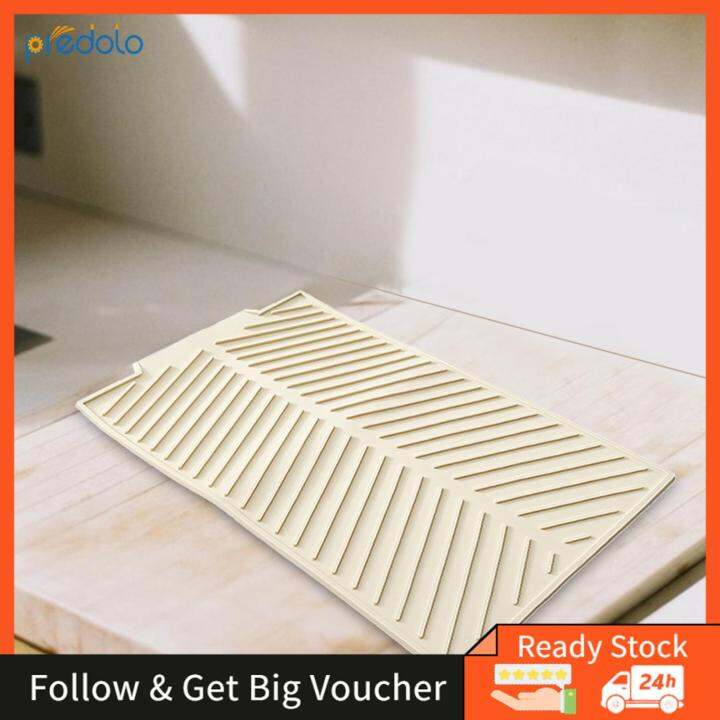 Multi-size Folding Silicone Draining Board Mats Flume Drainer Dish