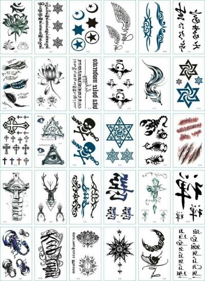 Hình xăm dán nghệ thuật - Tattoo sticker - Giá rẻ nhất!!! | 5giay