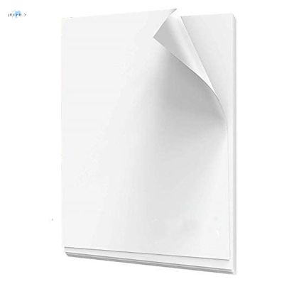 Premium Printable Waterproof Vinyl Sticker Paper for Inkjet and Printer 210x280mm 30 Sheets Matte White Decal Paper