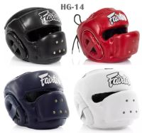 Fairtex supper sparring head guards HG14 Full Face Protection  ( M,L,XL ) Training Muay Thai MMA เฮดการ์ด แฟร์แท็กซ์  HG14 ป้องกันทั้งใบหน้า