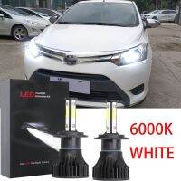 หลอดไฟหน้า 6000K 12V - 32V สําหรับ Vios E Spec J (ปี 2013-2020) 2 ชิ้น New