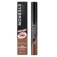 Brow Gel Brow Tint Gel Semi Permanent Brow Peel Off Tint Gel Waterproof Transfer-proof for Fuller Defined Looking Brows eco friendly