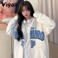 Viyaa เสื้อฮู้ด เสื้อแขนยาวอบอุ่น หลวมและสบาย ชิค คลาสสิค แฟชั่น น่ารัก WJK2390PFP 41Z231012